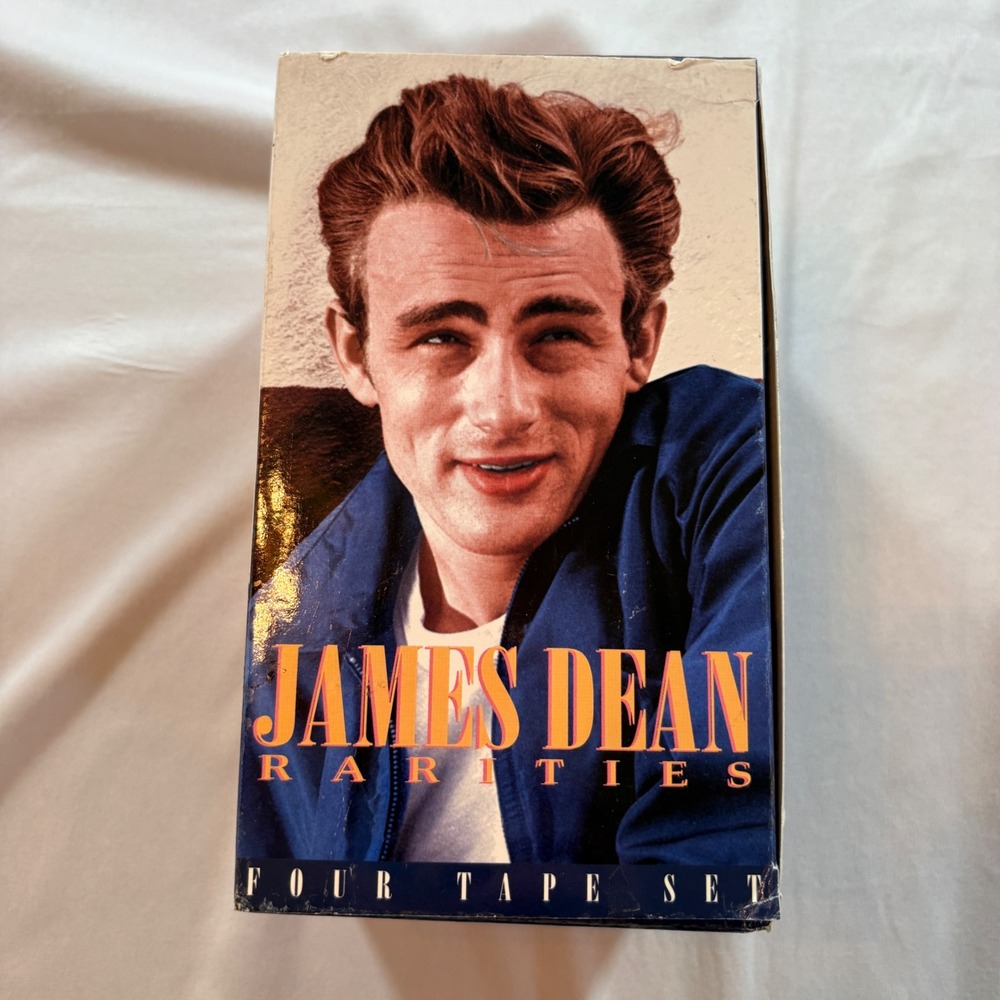 James Dean Rarities VHS Box Set 4-Tape Collection Factory Sealed Rare TV Plays